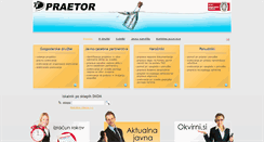 Desktop Screenshot of praetor.si